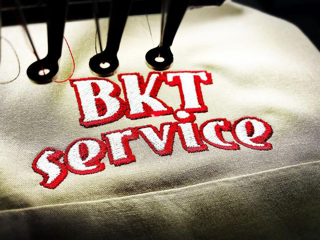 オリジナル刺繍例：BKT Service